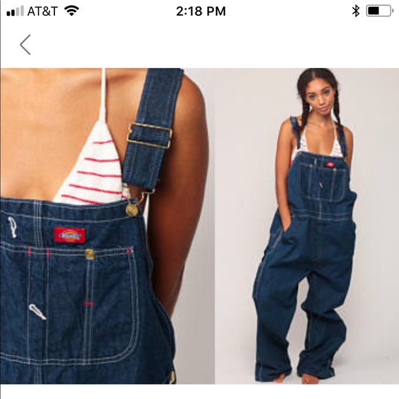 SOLD//:::::Dickies overall women’s plus size - Picture 2 of 8